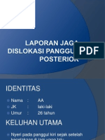 Laporan Jaga Dislokasi Panggul Posterior 