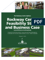 Rock Way Options From Feasibility Study Kitchener Seniors Centre Feb 11, 2013