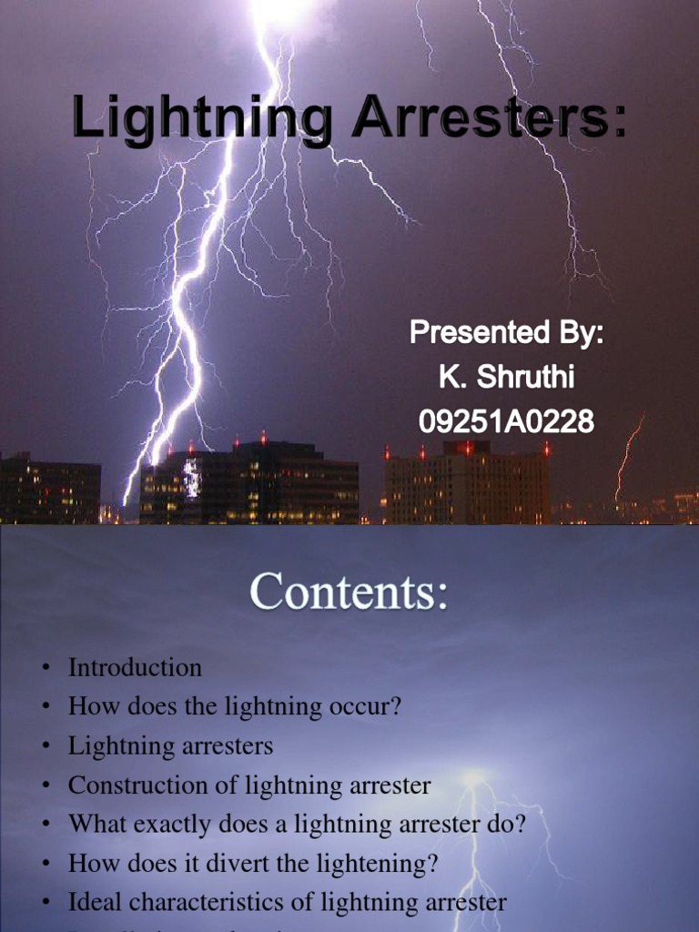 Lightning Arrester | PDF | Lightning | Electric Arc
