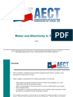 Water and Electricity in Texas