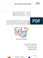 Manual Aprovisionamento