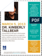 Presentation by Dr. Kimberly Tallbear