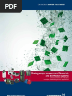Dosing pumps, measurement & control,
and disinfection systems