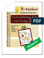 Everything For Learning Drills Preschool Study Unit Sampler