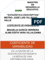 Coeficiente de Variabilidad