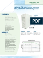 Ultra-low Emission C60 Microturbine Generator