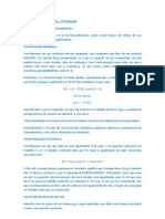 Resumo de Termodinâmica- 2ª Avaliação