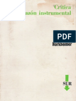 Critica de la razon instrumental - Max Horkheimer