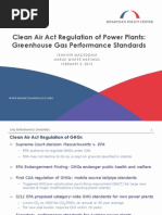 Clean Air Act Regulation of Power Plants