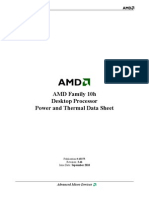 AMD Processor Power and Thermal Data Sheet