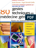 80 Gestes Téchniques en Médecine