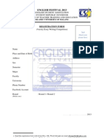 EJWEF 13 - Registration Form
