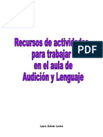 Recursos de Actividades para Trabajar en El Aula de Audición y Lenguaje