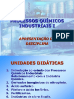 PQI I - 1 - Apresentacao Da Disciplina e Introducao