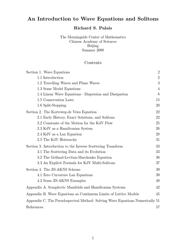 Notes PDF | PDF | Waves | Wave Equation