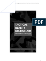 Tactical Reality Dictionary