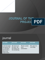 Journal of The Project