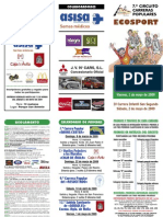 Triptico VII Circuito Carreras Populares Ecosport