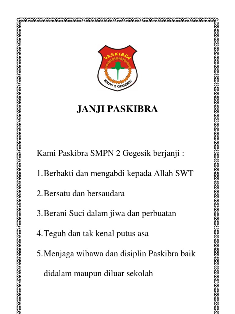 Janji Paskibra Pdf