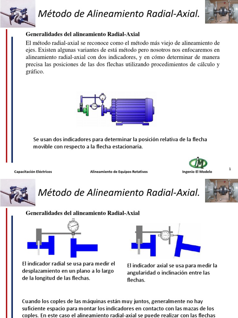 Radial Axial Dimensión Medición