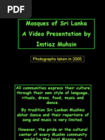 A Tour of Some Mosques of Sri Lanka