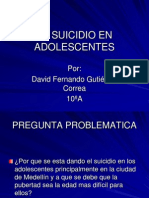 Factores que influyen en el suicidio adolescente