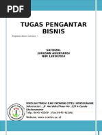 Download TUGAS PENGANTAR BISNIS by nilaris SN125245747 doc pdf