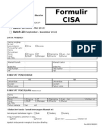 R Form CISA Batch 19 & 20