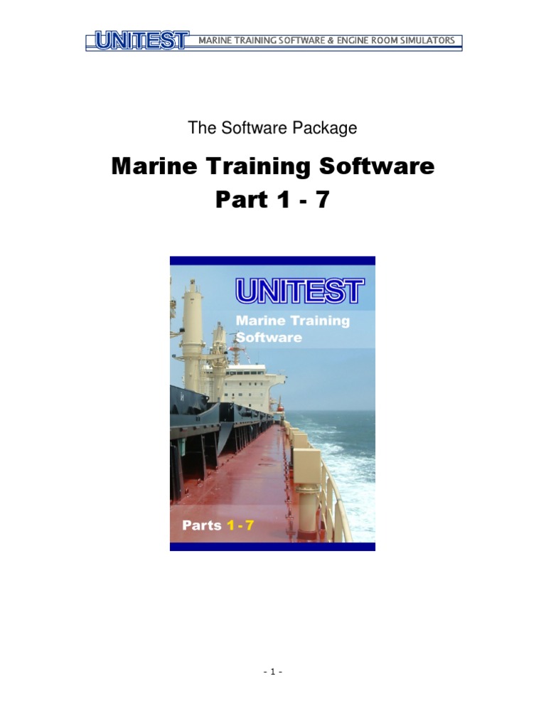 Marine Training Software Overview | PDF