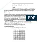 Temperature Rise Vs Trace Width Analysis (Quick-Teck Internal Notes)