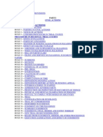 Rules of Court Table of Contents