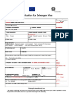 Italy Visa Form