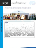 Menace Terroriste AfriqueOuest 12 Juillet12