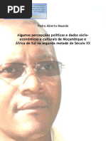 Maunde Pedro_Algumas percepções políticas e dados sócio-económicos e culturais de Moçambique e África do Sul na segunda metade do século XX