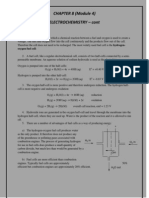 Electrochemistry - Cont Module 4 STPM