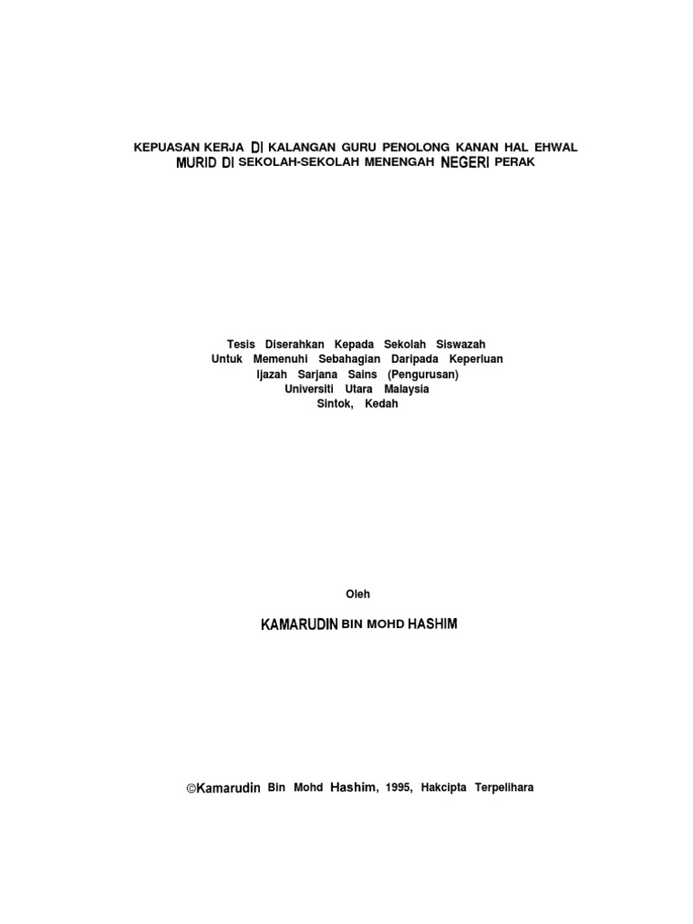 Kamarudin Mohd Hashim Kjian Gpk Hem Pdf