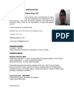 CV Paul Espinal Aliaga