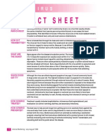 Parvovirus Fact Sheet PDF