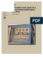 Operation and Cost of A Small Dehumidification Dry Kiln