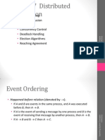 Event Ordering Mutual Exclusion Atomicity Concurrency Control Deadlock Handling Election Algorithms Reaching Agreement