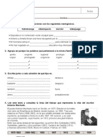 Ficha de Repaso Unidad 10 de Lengua Castellana