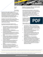 Tax Alert 2013 - Creación del argano Superior para la Optimización del Sistema Cambiario