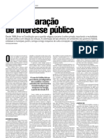 Uma Separacao de Interesse Publico[1]