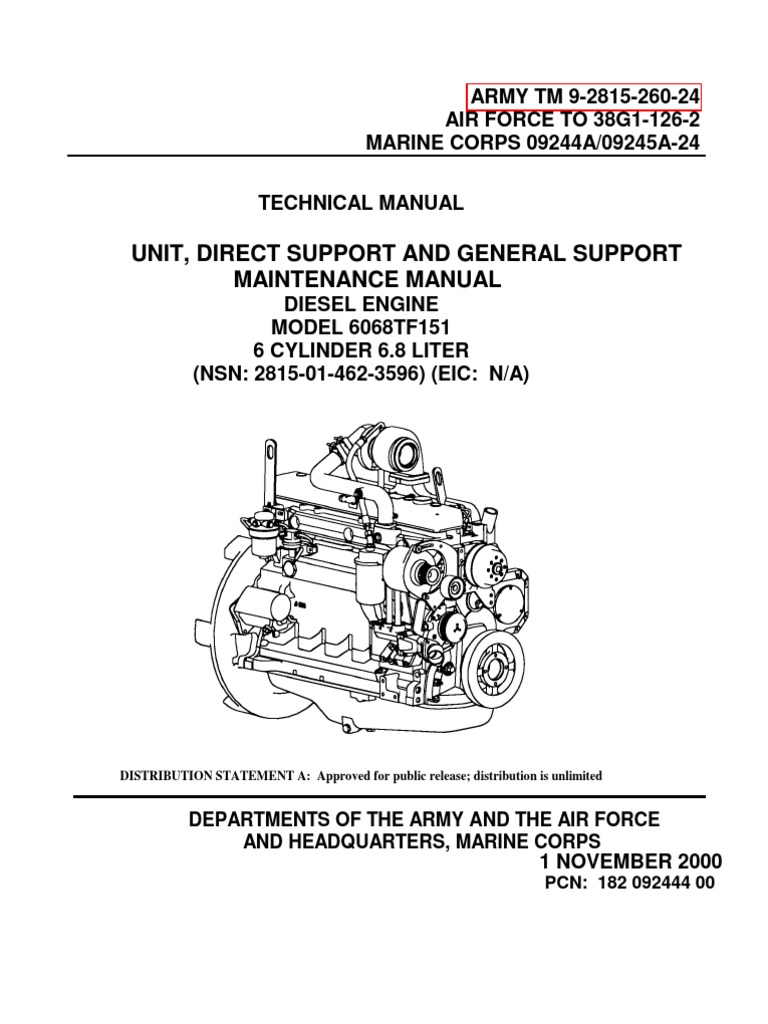 Diesel Engine - Technical Manual | PDF | Cylinder (Engine) | Piston