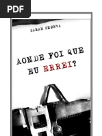 Onde Foi Que Eu Errei - Sarah Sheeva