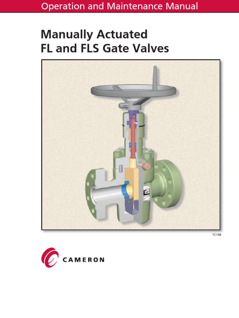 Manually Actuated FL and FLS Gate Valves Valve Bearing (Mechanical)