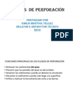 FLUIDOS  DE PERFORACIÓN