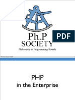 PHP in The Enterprise