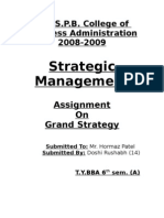 Download Grand Strategy by Rushabh  SN12538640 doc pdf