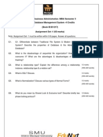 MI0034 Assignment DBMS